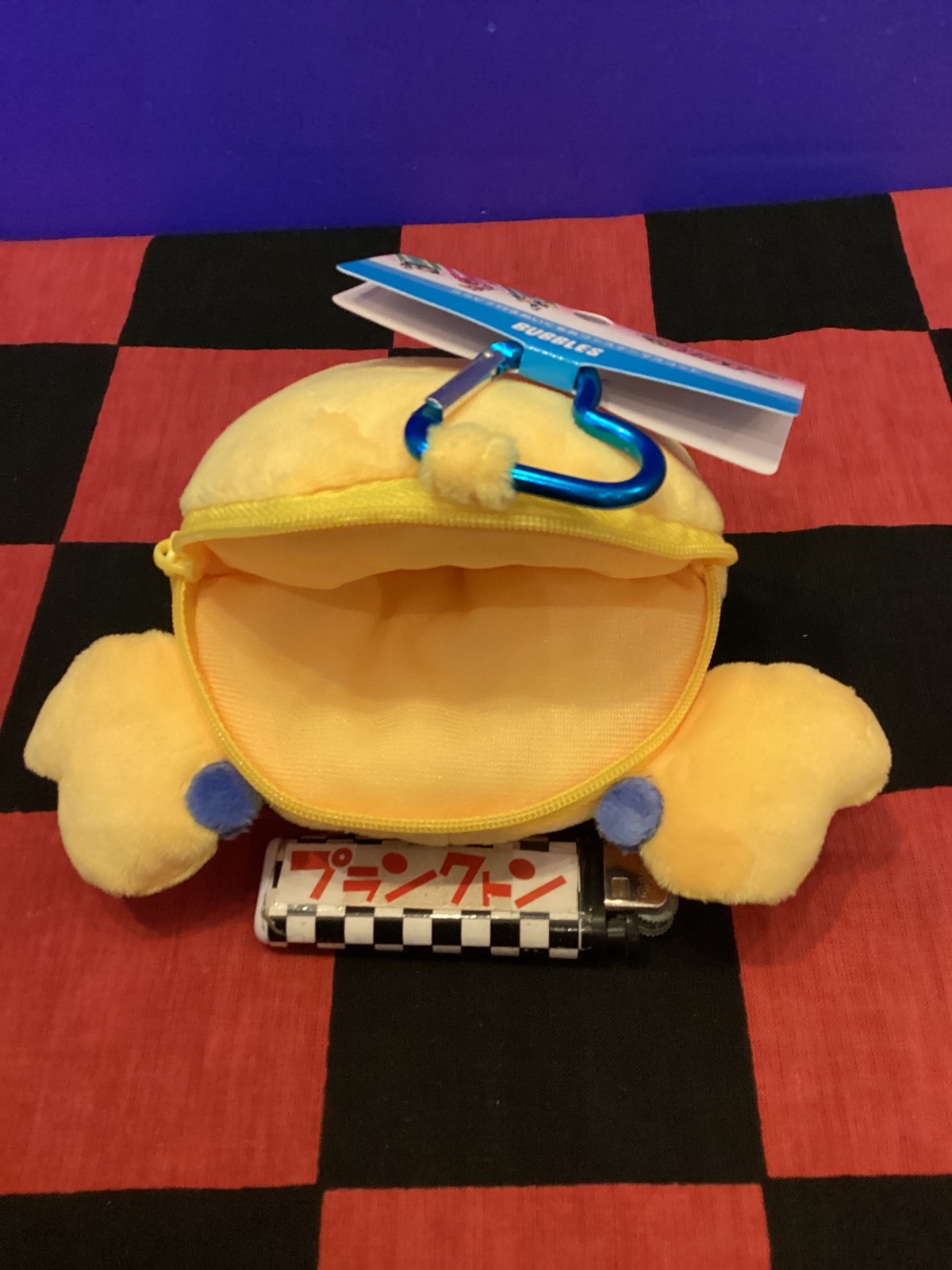 画像3: パワーパフ　ガールズ　カラビナ付きぬいぐるみファスナーマスコット（バブルス）