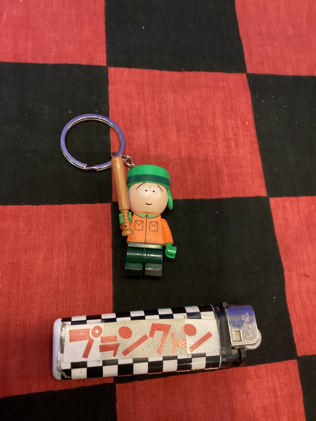 画像1: LEGO風ブロック　キャラクターキーホルダー(サウスパーク　カイル）