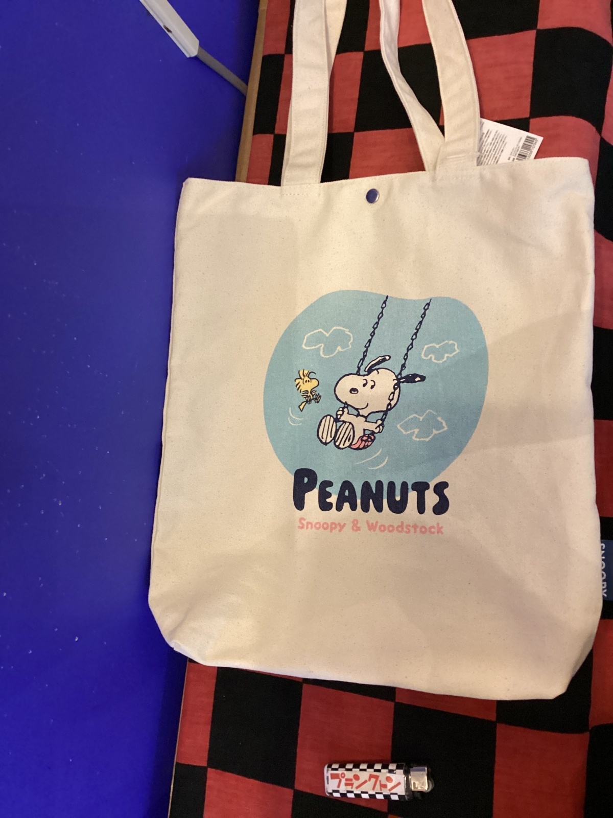 画像1: スヌーピー　レッスンバッグ（パステル）