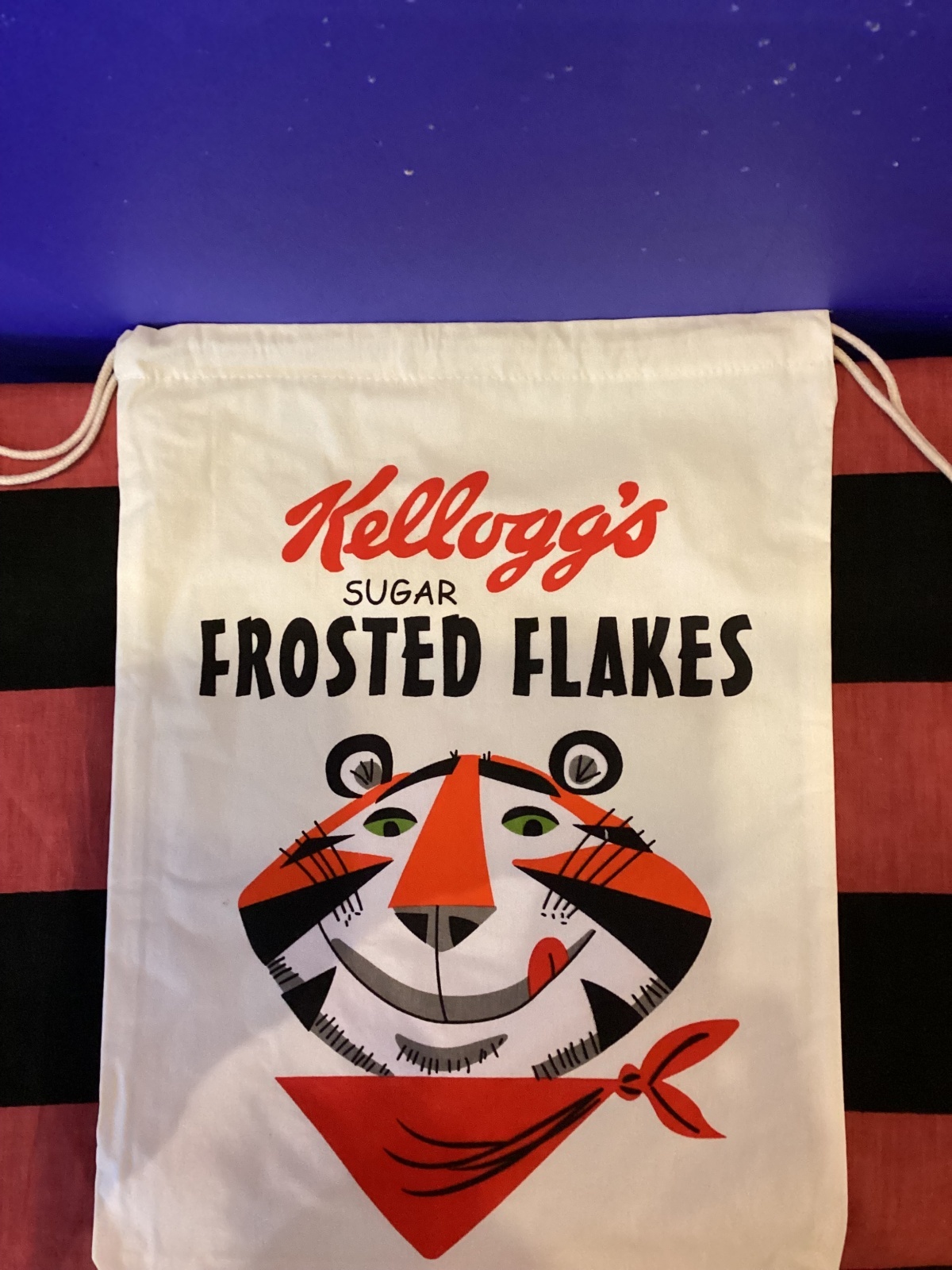 画像1: ケロッグ　特大巾着　（トニー）