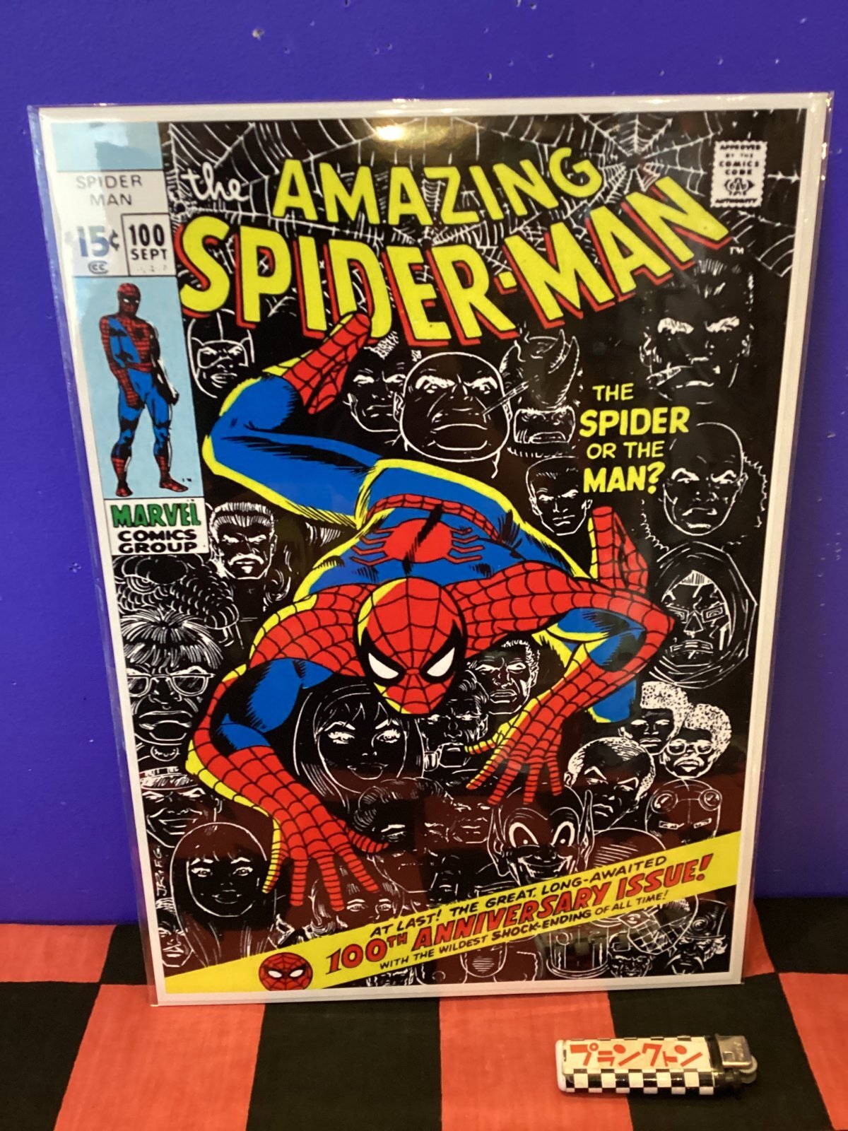 画像1: ＤＣ&マーベル　キャラクターポスター　(スパイダーマン/100TH)