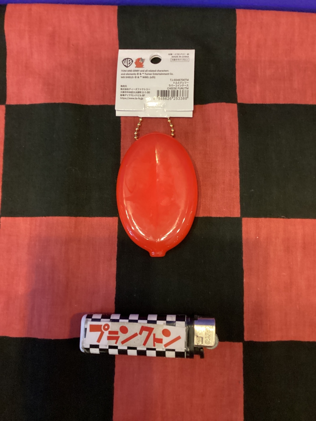 画像2: トム＆ジェリー　ラバーコインケース（トム/レッド）