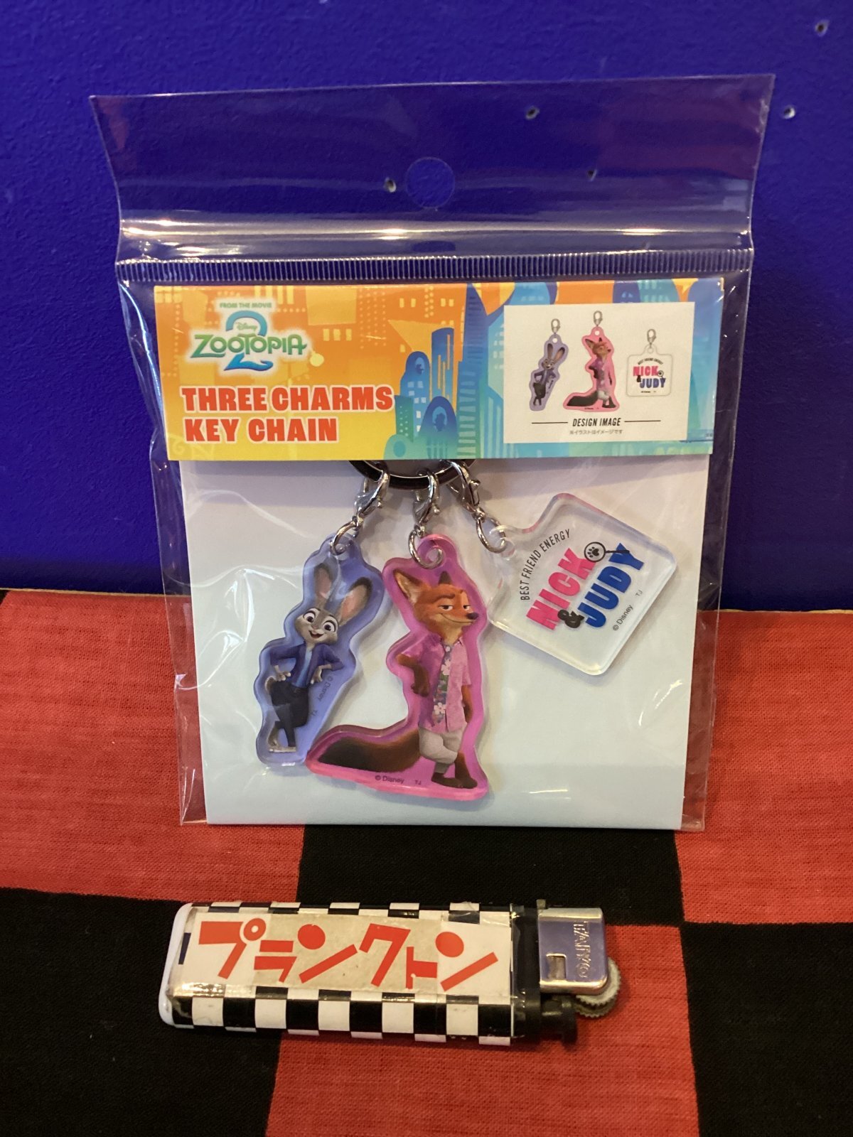 画像1: ズートピア　3チャームキーホルダー（Ａ）