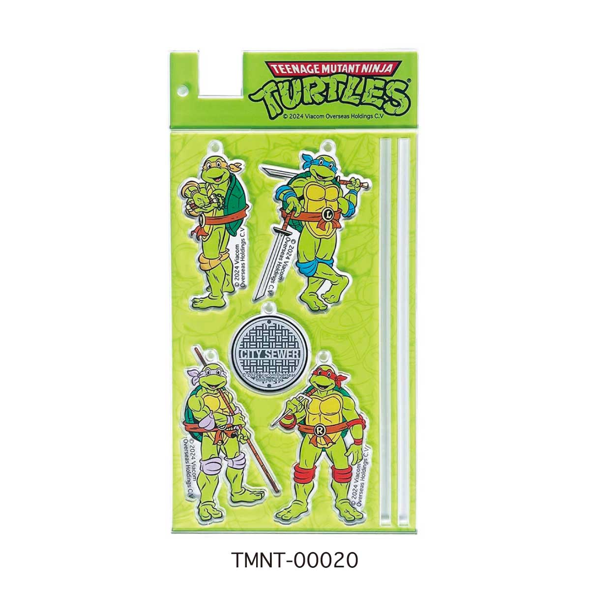 画像1: アクリル キーチェーン ボード (ミュータントタートルズ)