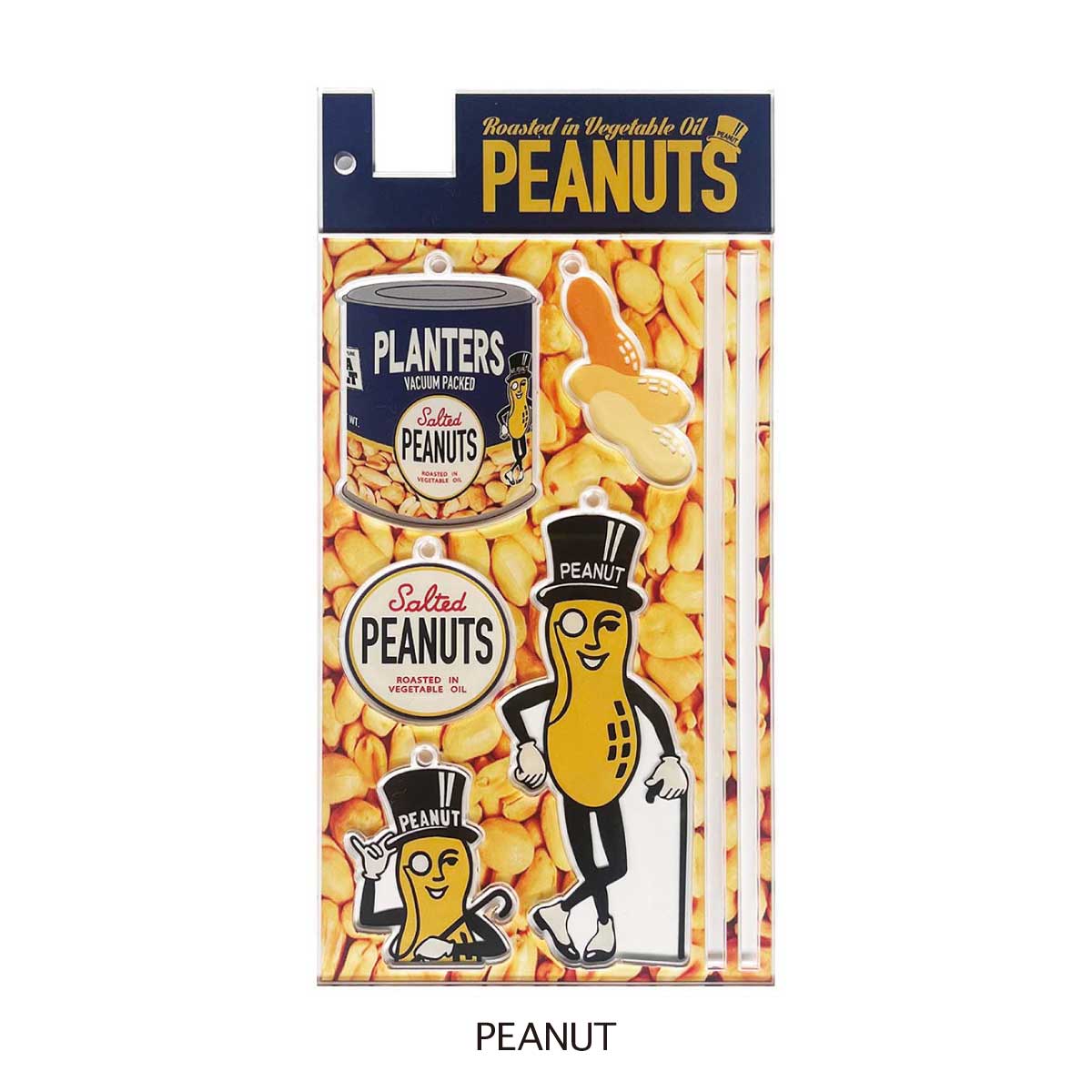 画像1: アクリル キーチェーン ボード (ミスターピーナッツ)